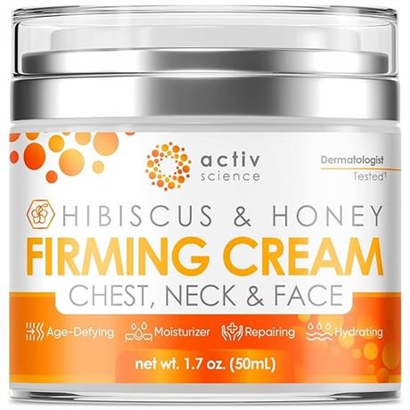 Hibiscus & Honey Firming Cream, Neck Firming Cream, Skin Tightening Cream