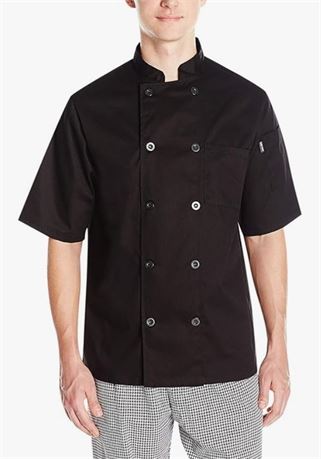 Chef Code  Mens Short Sleeve Classic Chef Coat   2XL