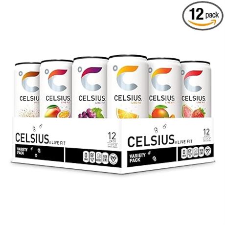 EXP06/24 CELSIUS Assorted Flavors Official Variety Pack, Functional Essentia