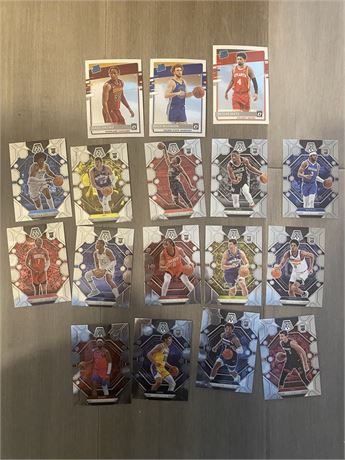 Lot of 17 NBA ROOKIE Cards