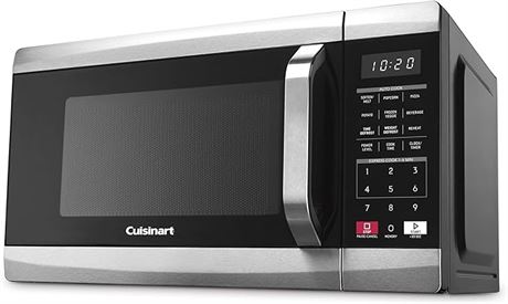 0.7 cu-ft - Cuisinart CMW-70C Compact Stainless Steel Microwave Oven, Black