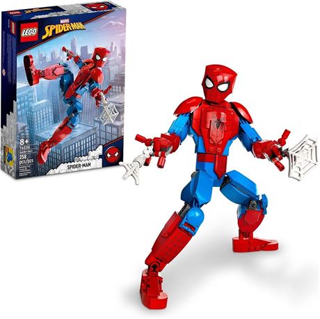 LEGO Marvel Spider-Man 76226 Building Toy - Fully Articulated Action Figure, Sup