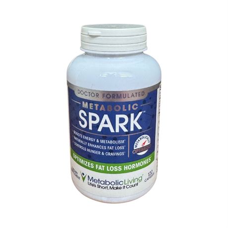 Metabolic Living Spark Doctor Formulated New Boost Energy Fat Loss-120 Capsule