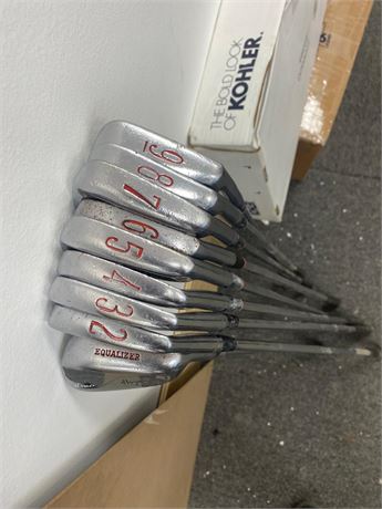 VTG Ben Hogan DIRECTOR Iron Set 2-9, EQUALIZER Wedge Apex Steel Shafts (9 Irons)