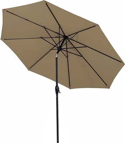 OKSTENCK, 9FT Patio Umbrella (Khaki)