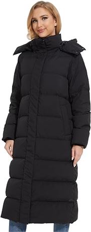 Medium-Another Choice Women's Down Coat with Detachable Hoo...