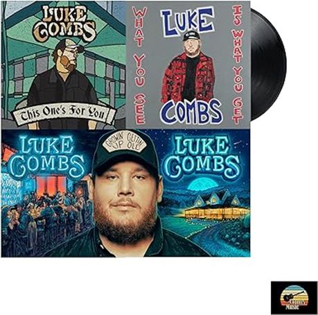 Luke Combs 'Complete Vinyl Discography' Collection: "This One's For You" / "What