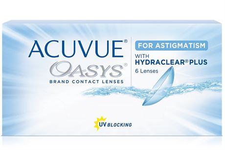 POWER: -0.75 ACUVUE OASYS® FOR ASTIGMATISM 6 LENSES