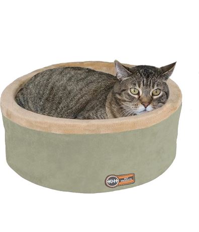 Thermo-Kitty Bed Heated Pet Bed for Indoor Cats/Small Dogs (read description)