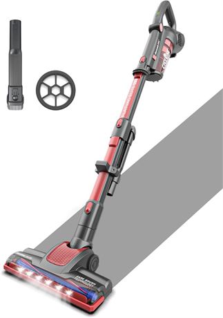 ROOMIE TEC Elite Cordless Stick Vacuum Cleaner, Self Standing, Up to 35min