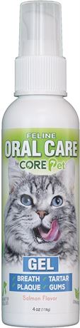 4 oz - Complete Oral Care from The Founders of PetzLife (Feline Salmon Gel)