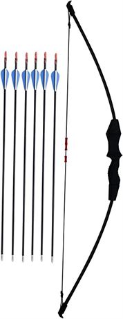 Blue & Black 45" Archery Bow and Arrow Set