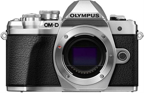 Olympus OM-D E-M10 Mark III camera with Olympus 75-300mm & 14-42mm Zoom Lens