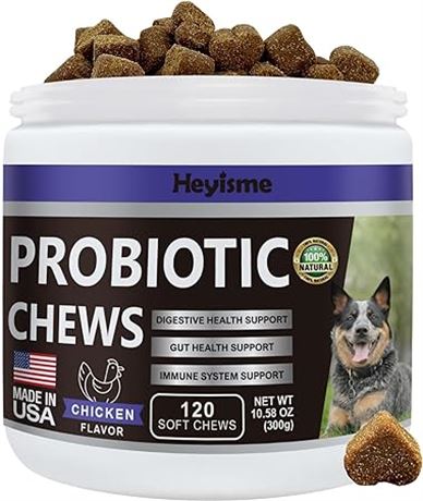 EXP12/22/2025 Probiotics for Dogs, Improve Yeast Balance, Itchy Skin I...