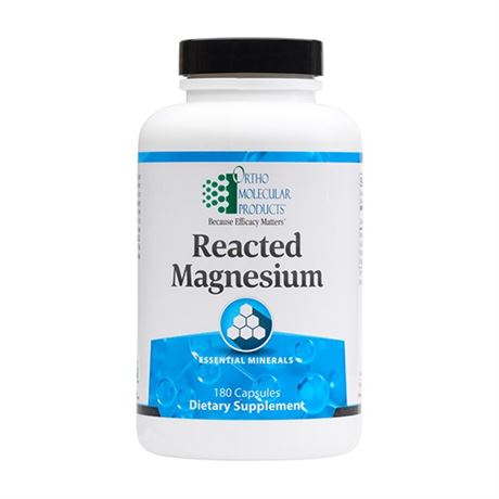 Ortho Molecular Products Reacted Magnesium (180ct) EXP: 06/25