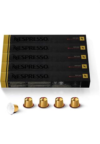 Nespresso Capsules OriginalLine, Volluto Decaffeinato Mild Roast Coffee