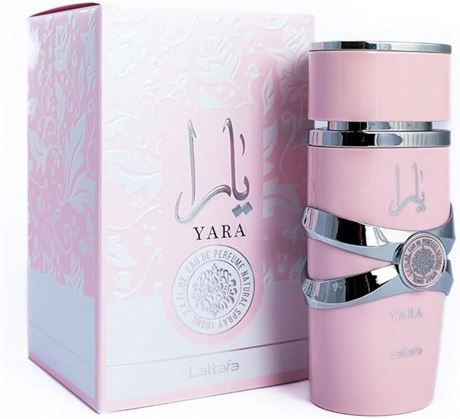 Lattafa Yara for Women Eau de Parfum Spray, 3.4 Ounce