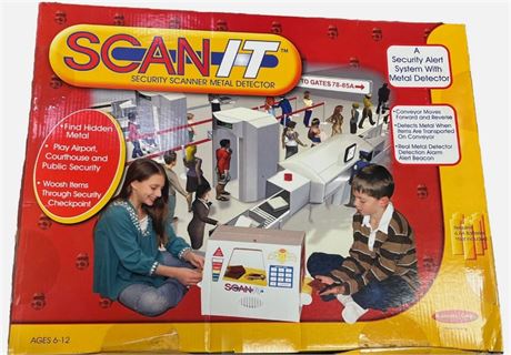 Scan It Security Scanner Metal Detector Play Airport & Public Security For Kids