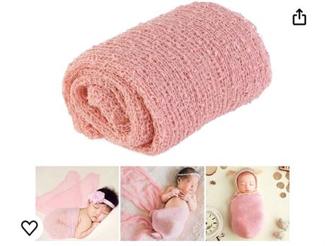 Long Ripple Wrap, DIY Newborn Baby Photography Wrap-Baby Photo Props Favors (Sno