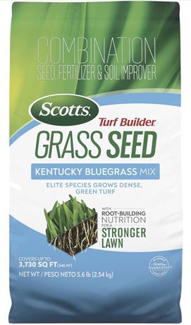 Scotts Turf Builder Grass Seed Kentucky Bluegrass Mix with Fertilizer and Soil