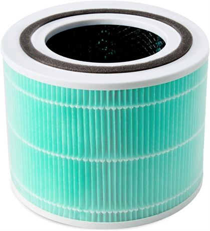 LEVOIT Core 300 Air Purifier Replacement Filter, 3-in-1 Pre-Filter, True HEPA