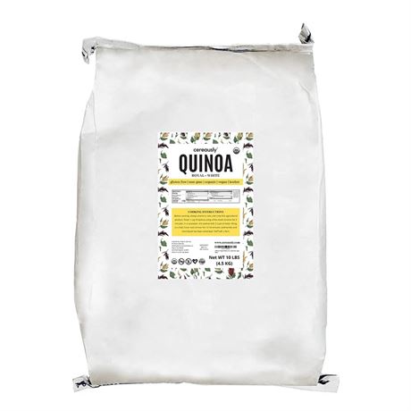 CEREAUSLY Organic White Quinoa – Premium Royal Quinoa from Bolivia – Kosher an