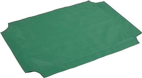 Amazon Basics Elevated Cooling Pet Bed Replacement Cover - Small, Green
