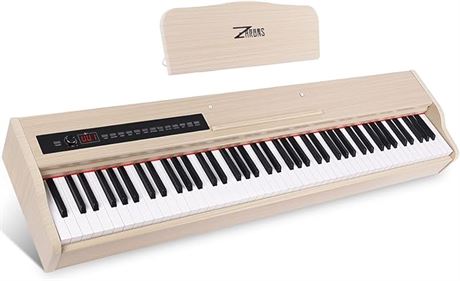 ZHRUNS Digital Piano,88 key Weighted Keyboard Piano, Heavy Hammer Keyboard Susta