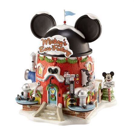 Department 56 North Pole Village Mickey S Ears Factory 4020206
