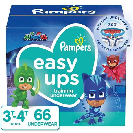 SIZE 3T-4T, Pampers EasyUp Super Boy , COUNT :1X66EA