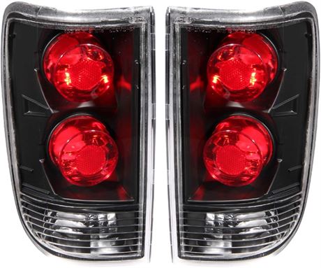 Anzo USA 211005 Chevrolet Blazer Black Tail Light Assembly - (Sold in Pairs)
