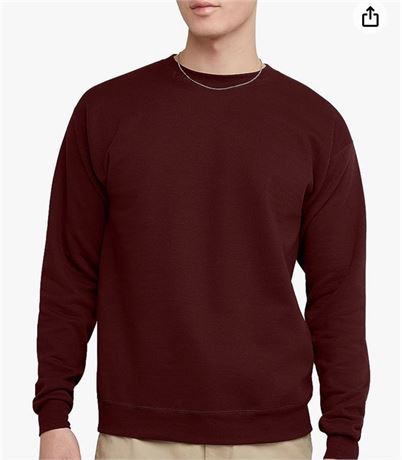 Hanes Men's Ecosmart Fleece Sweatshirt, Cotton-blend Pullover, Crewneck Sweatshi