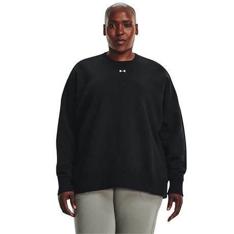 SIZE: 2X Under Armour Rival Fleece Oversized Sweatshirt, Women's
