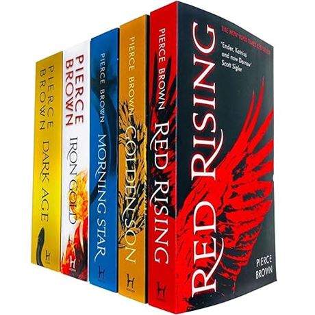 The Red Rising Series Collection 5 Books Set By Pierce Brown (Red Rising, Golden