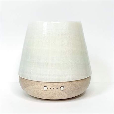 Shades of Nature Stone Diffuser, Hand Carved Translucent Onyx Stone & Beech Woo