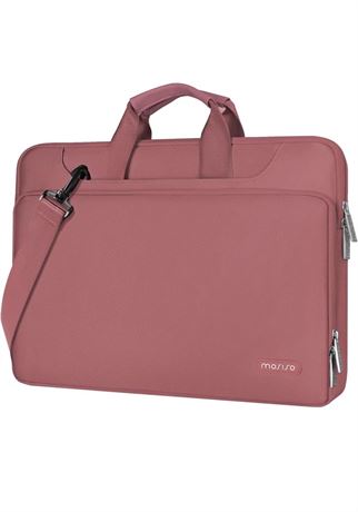 MOSISO 360 Protective Laptop Shoulder Bag Compatible with MacBook Air 15 inch M2