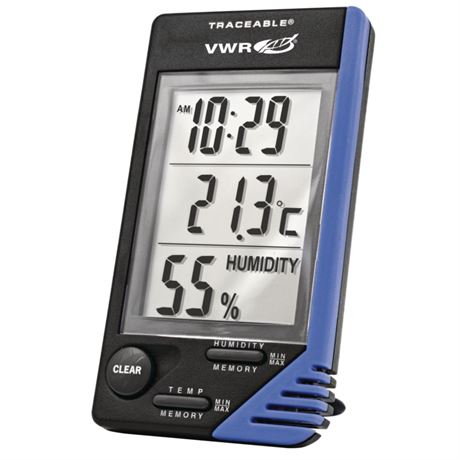 VWR® Traceable® Thermometer/Clock/Humidity Monitor Supplier: Avantor