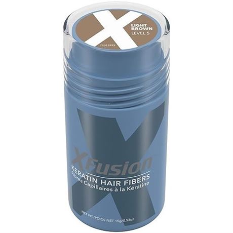 XFusion Keratin Hair Fibers - Light Brown (15g)