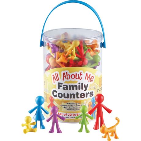 Learning Resources All About Me Family Counters Set, Assorted