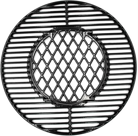 Hongso 8835 21 1/2 Inch Non-Stick Polished Procelain Coated Grill Grates