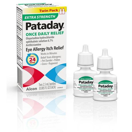 Pataday Once Daily Relief Extra Strength, 0.09 Fl Oz, Twin Pack - 0.085 Oz | CVS