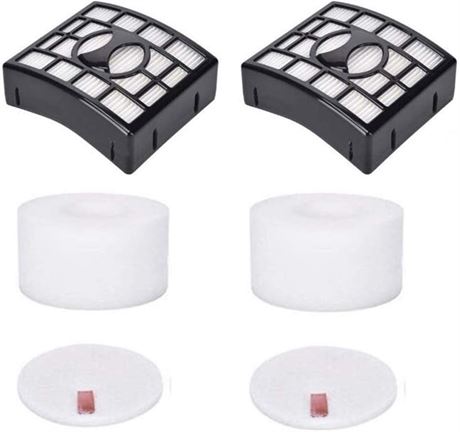 2 Pack Vacuum Filters Compatible with Shark APEX AX910 AX912 QU922Q DuoClean Pow