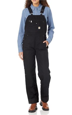 Carhartt womens Quilt Lined Washed Duck Bib OverallWork Utility Coveralls
