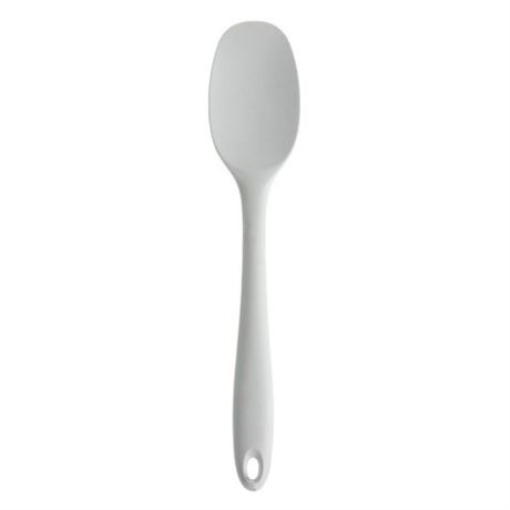 11" - RSVP International Ela's Favorite Silicone Spatula Spoon, Red, BPA-Free Si
