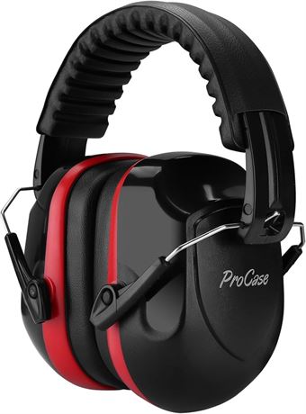 ProCase Noise Reduction Safety Ear Muffs, Hearing Protection Earmuffs, NRR 28dB