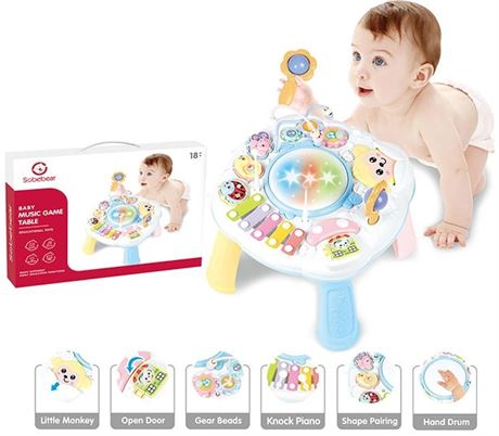 Baby Walker Learning Active Table Baby Musical Walker Early Educational Activity