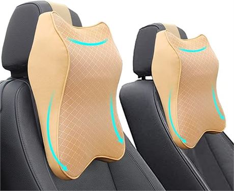 Car Seat Headrest Neck Rest Cushion - Ergonomic Car Ne...