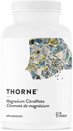 Thorne Magnesium Citramate 90 Capsules Exp 01/2027