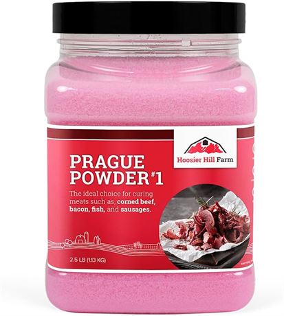Hoosier Hill Farm Prague Powder No.1 Pink Curing Salt, 2.5 lbs(1,134G)
