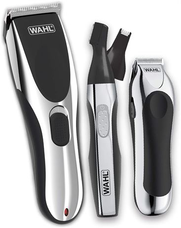 Wahl Canada Cordless Barber Kit for Use at Home, Clipper and Trimming